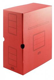 Коробка архивная 150мм красный